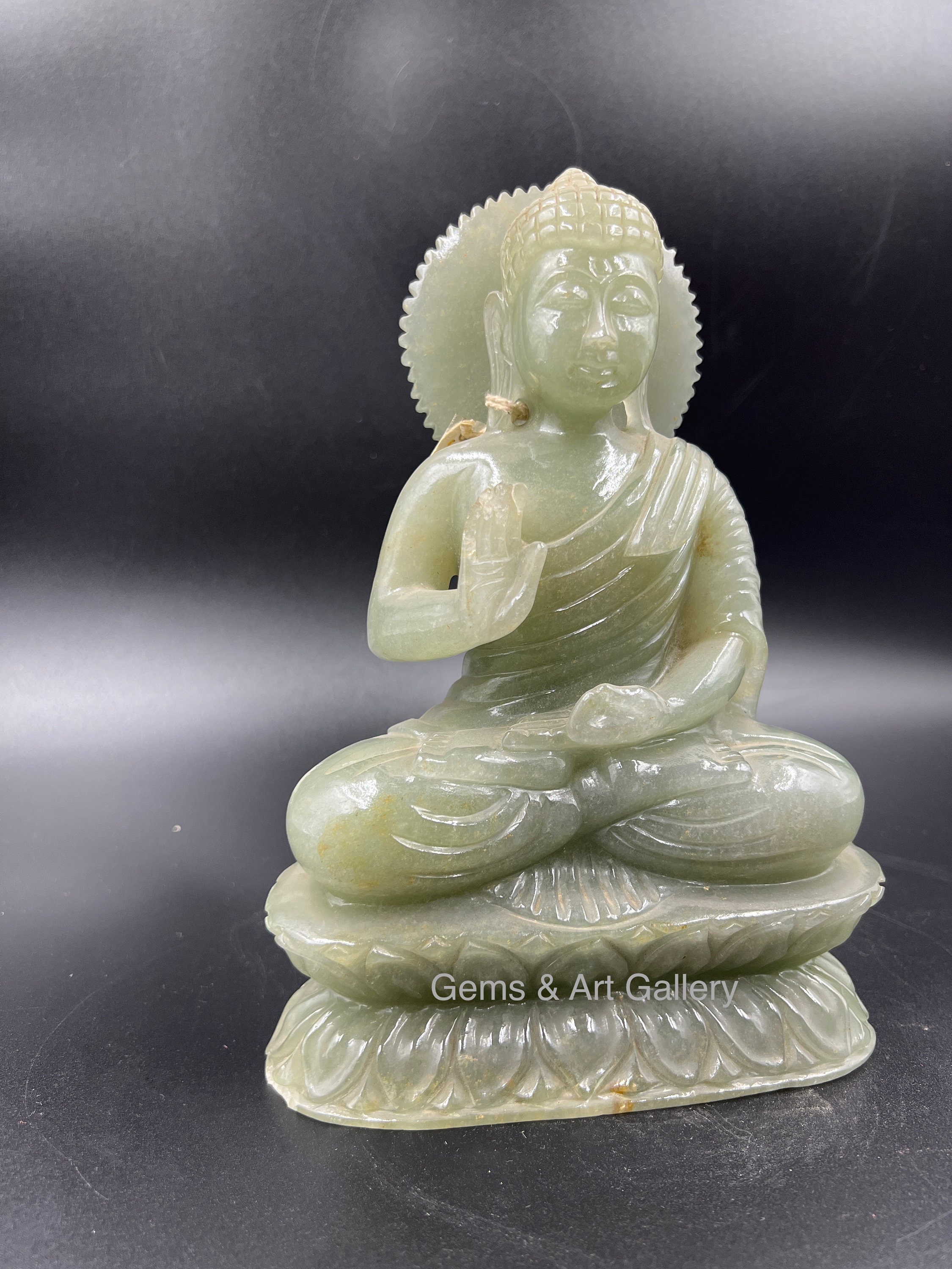 翡翠製 誠心の彫刻 Jade Statue 翡翠像 β BETA ベータ MTG マジック・ザ・ギャザリング
