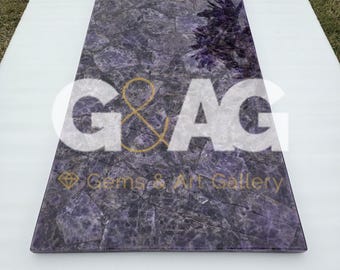 Amethyst Table Top | Dining Table Top | Living Room Table Top | Coffee Table Top (Customisable)