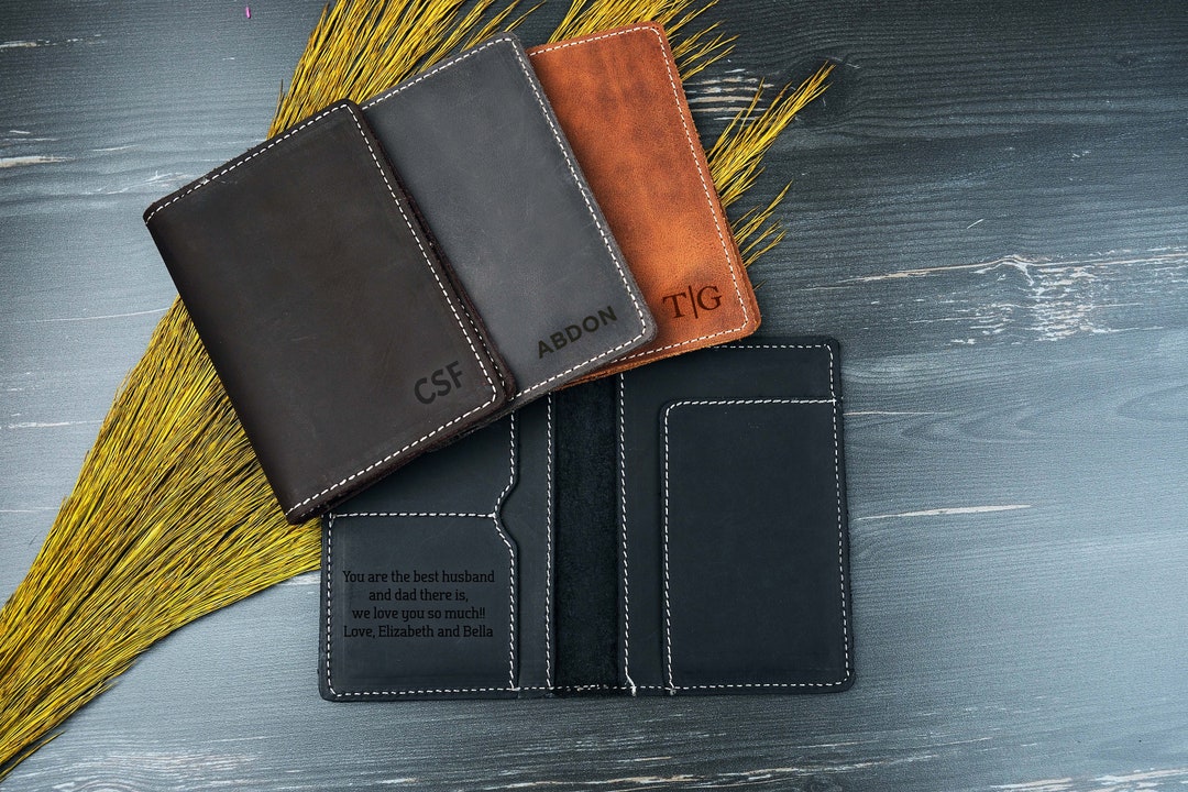 CUSTOM Wallet for Passport, Passport Cover, Anniversary Wallet, Unisex
