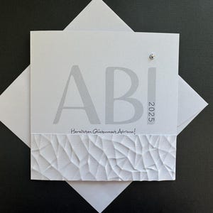 Personalisierte Karte zum bestandenen Abitur 2025 Geldgeschenk Name