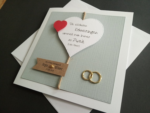 Karte Zur Hochzeit Goldene Ringe Spruch Geldgeschenk Etsy Australia