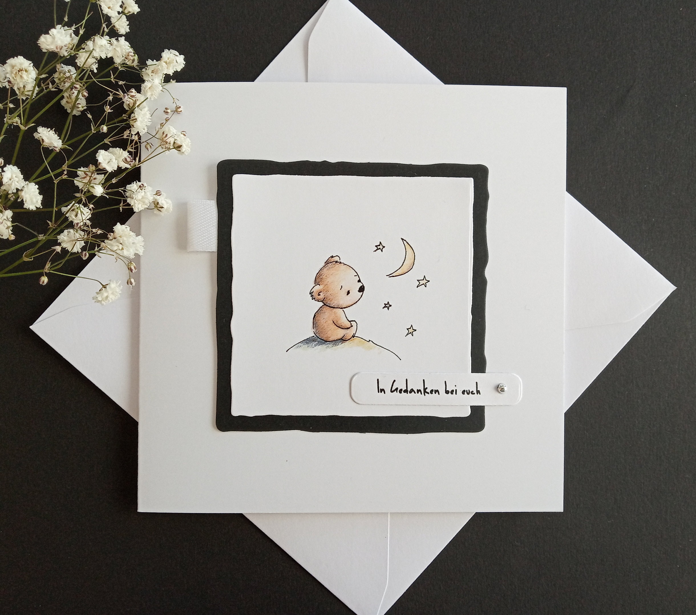 Trauerkarte Eltern verstorbenes Baby Kind Tochter Sohn Etsy