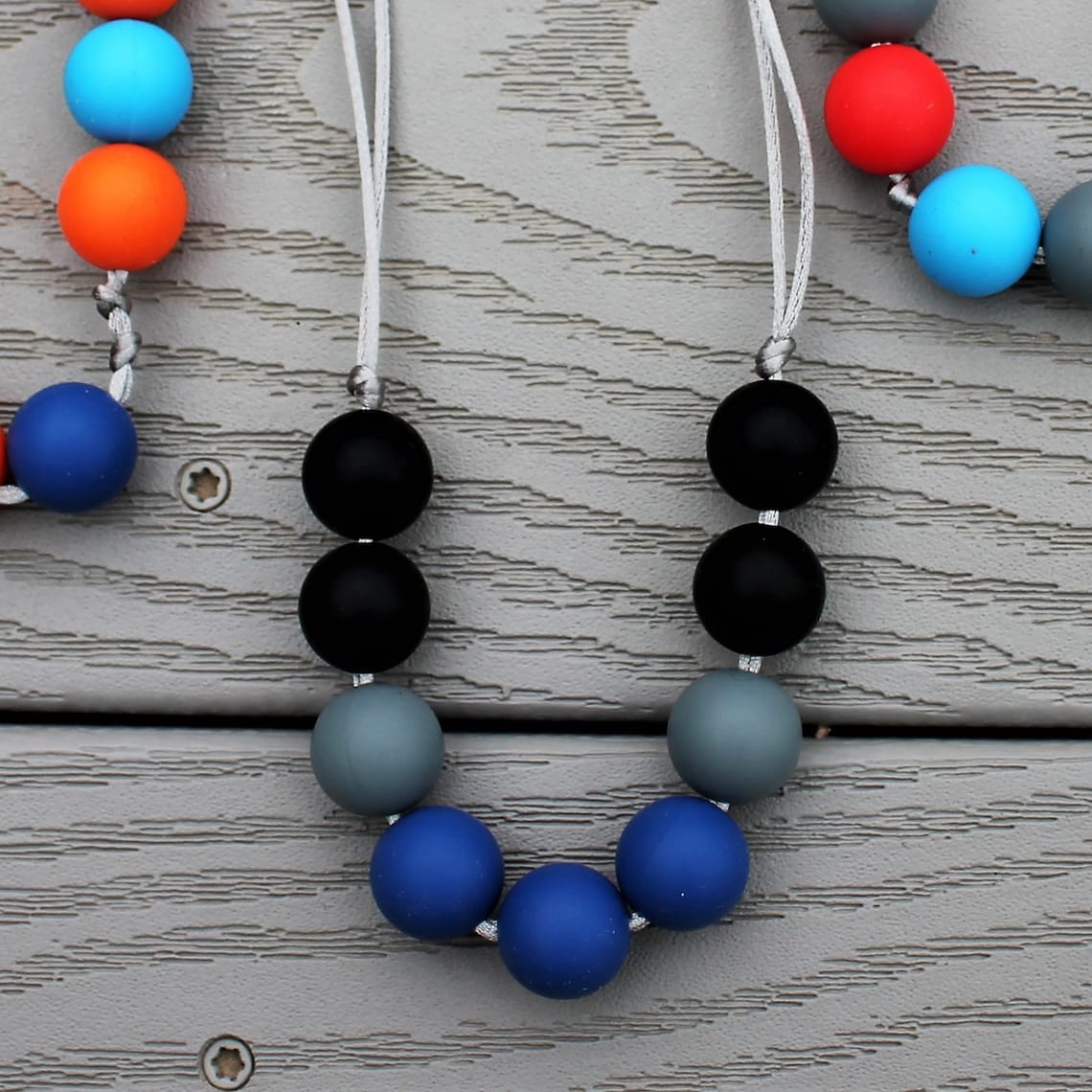 Silicone Fidget Necklace Chewy Necklace for Kids Sensory Etsy