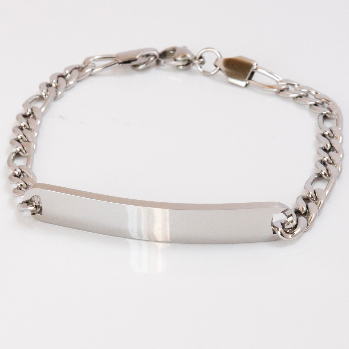 Pulsera Grabada Personalizada Para Hombres, Pulseras