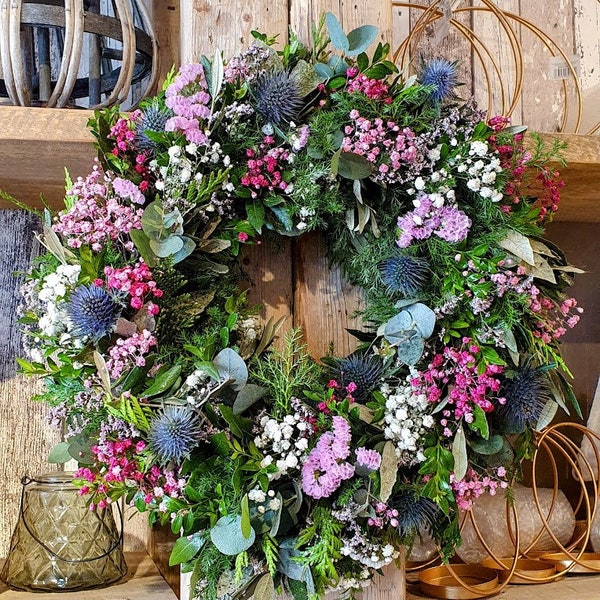 Door wreath, spring wreath "NORTH SEA BRISE"