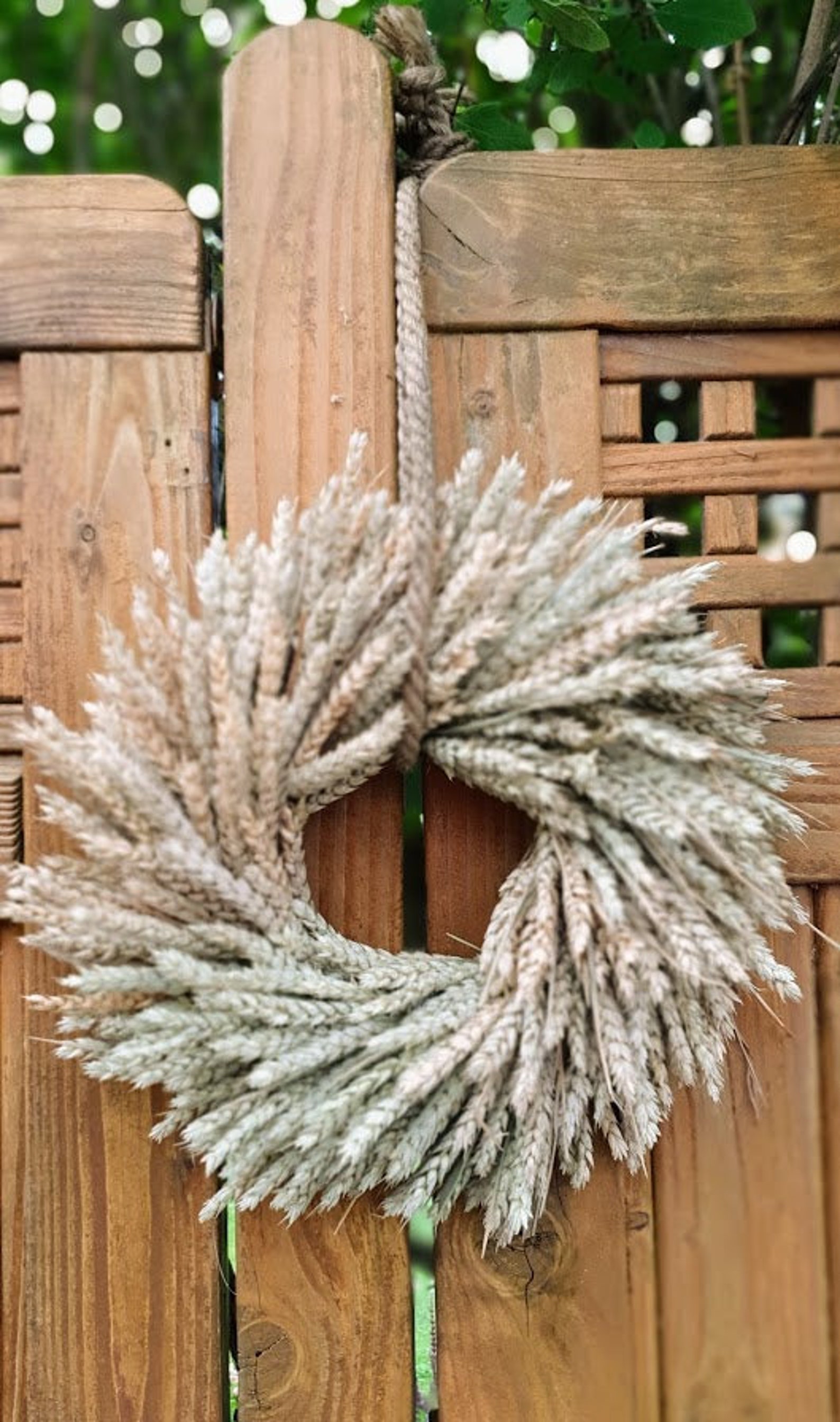 Grain Wreath Wheat Wreath Harvest Wreath Summer Wreath Etsy