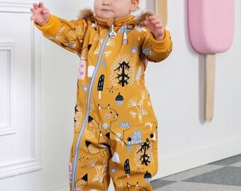 softshell jumpsuit kinder