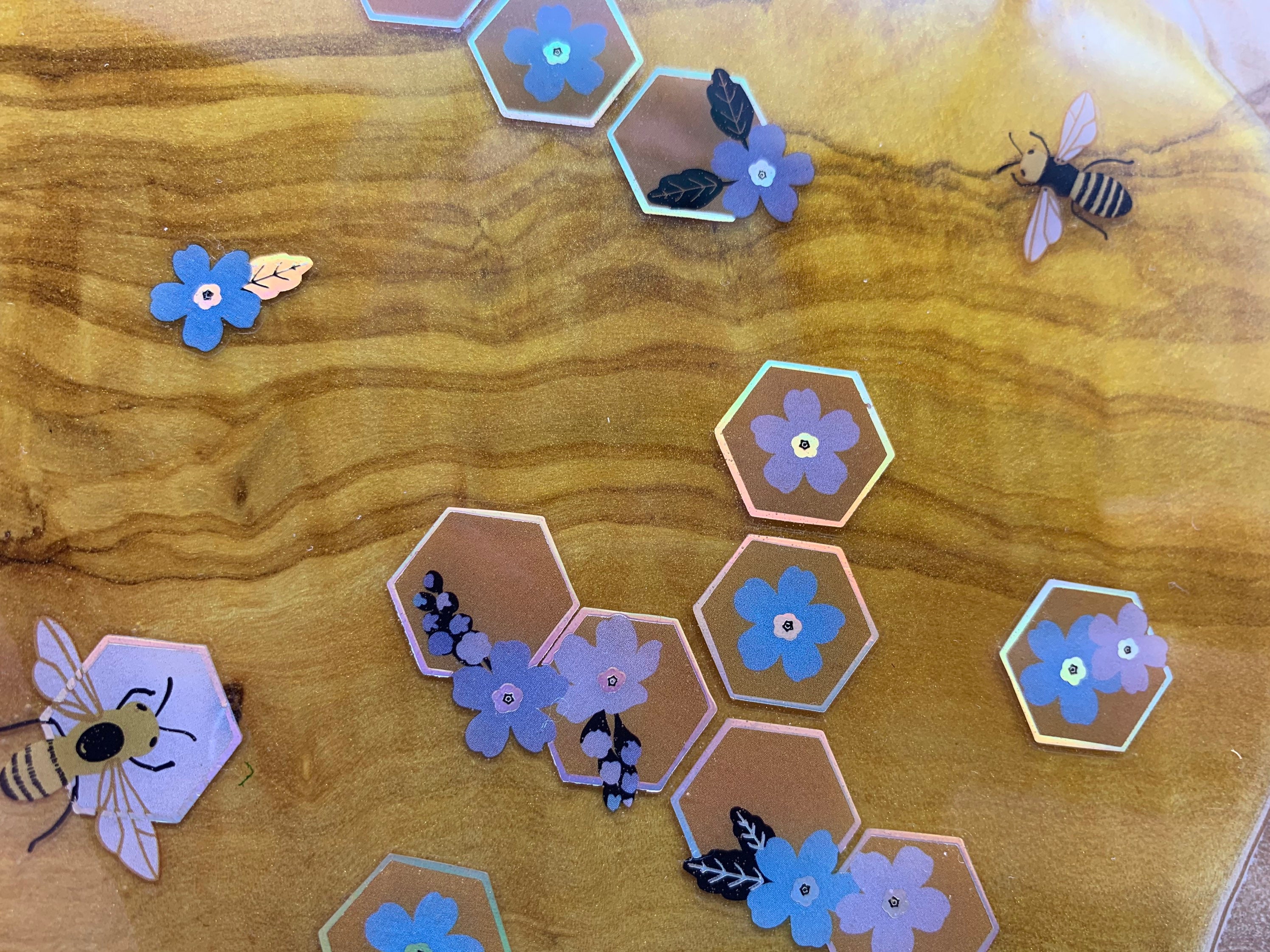 Bees in Honey charcuterie board Etsy