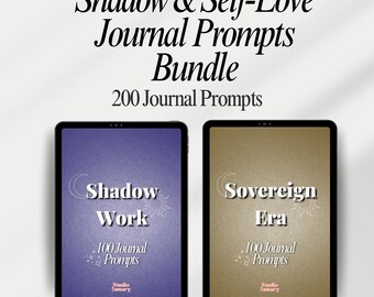 Self Love and Shadow Healing Journal Prompts PDF Digital Download Instant Download
