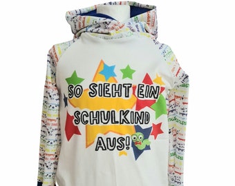 Hoodie Bio 122 Junge Jersey  Kinderkleidung Schulkind Einschulung