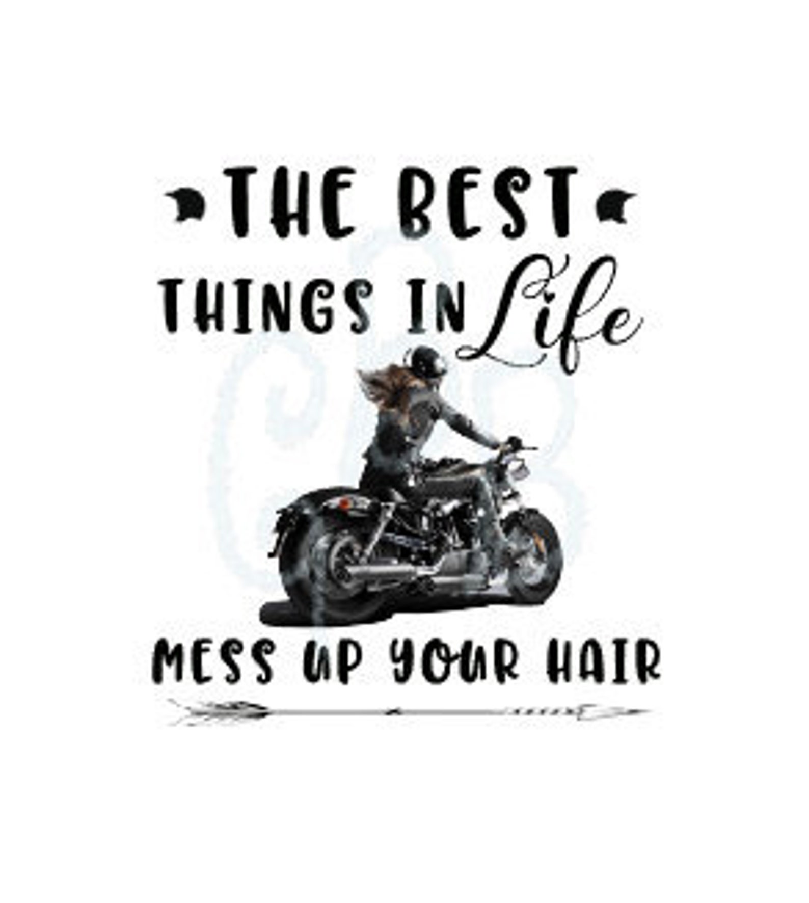 The Best Things In Life Mess Up Your Hair Waterslide Decal Etsy