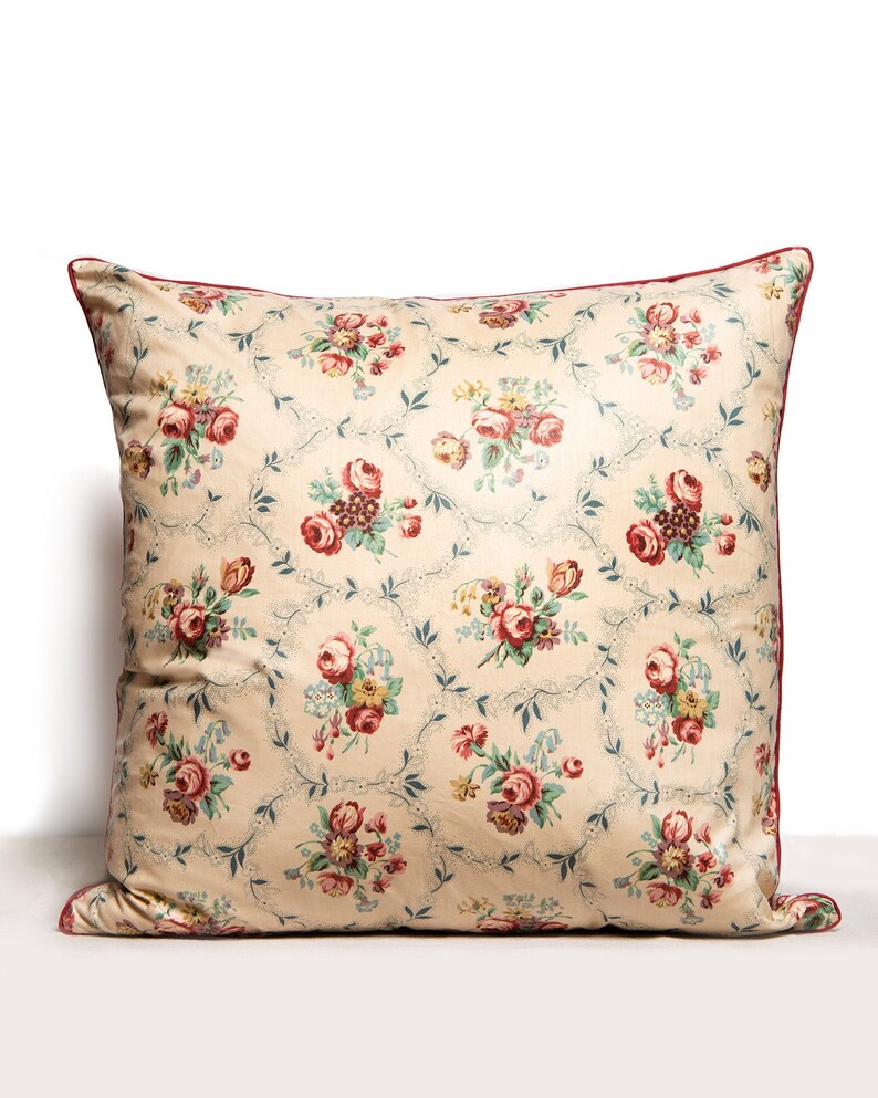 English Cottage Chintz Pillowcase Etsy