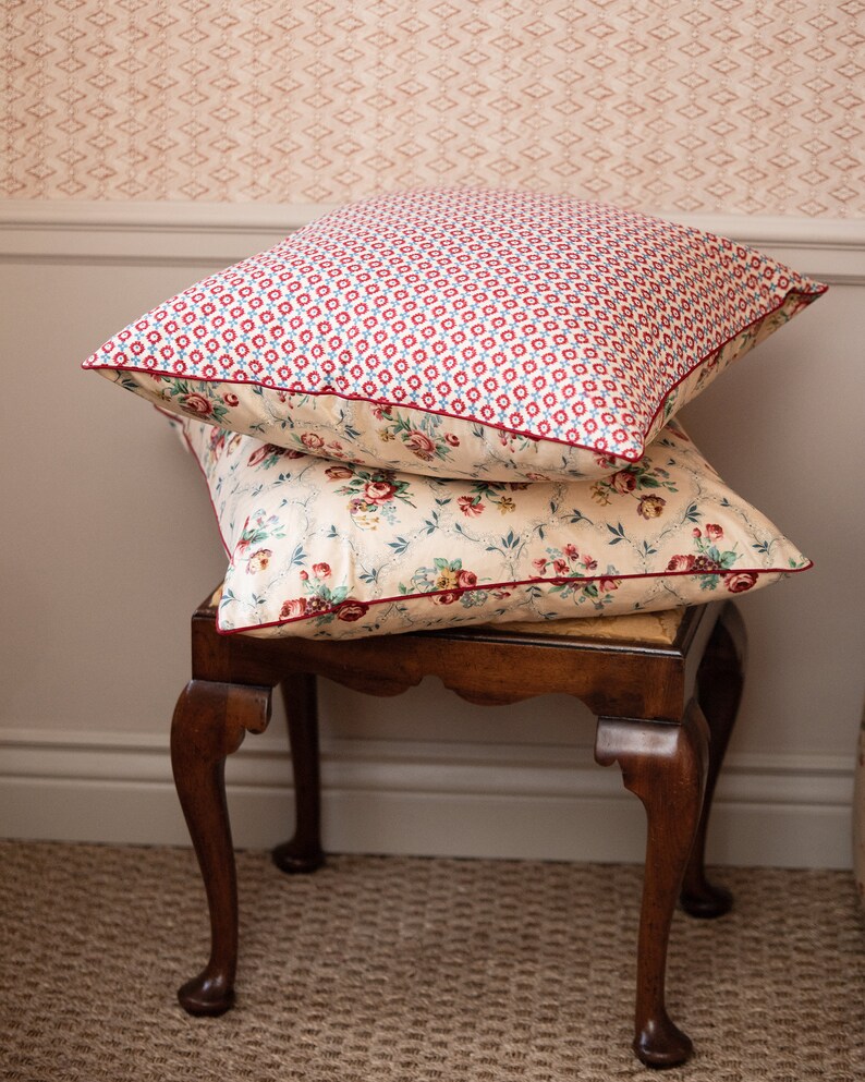 English Cottage Chintz Pillowcase Etsy