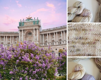 Strang Lyl Sock Merino Superwash Nylon – Fingering – World Tour Farbe Lylysurunfil – March Vienna