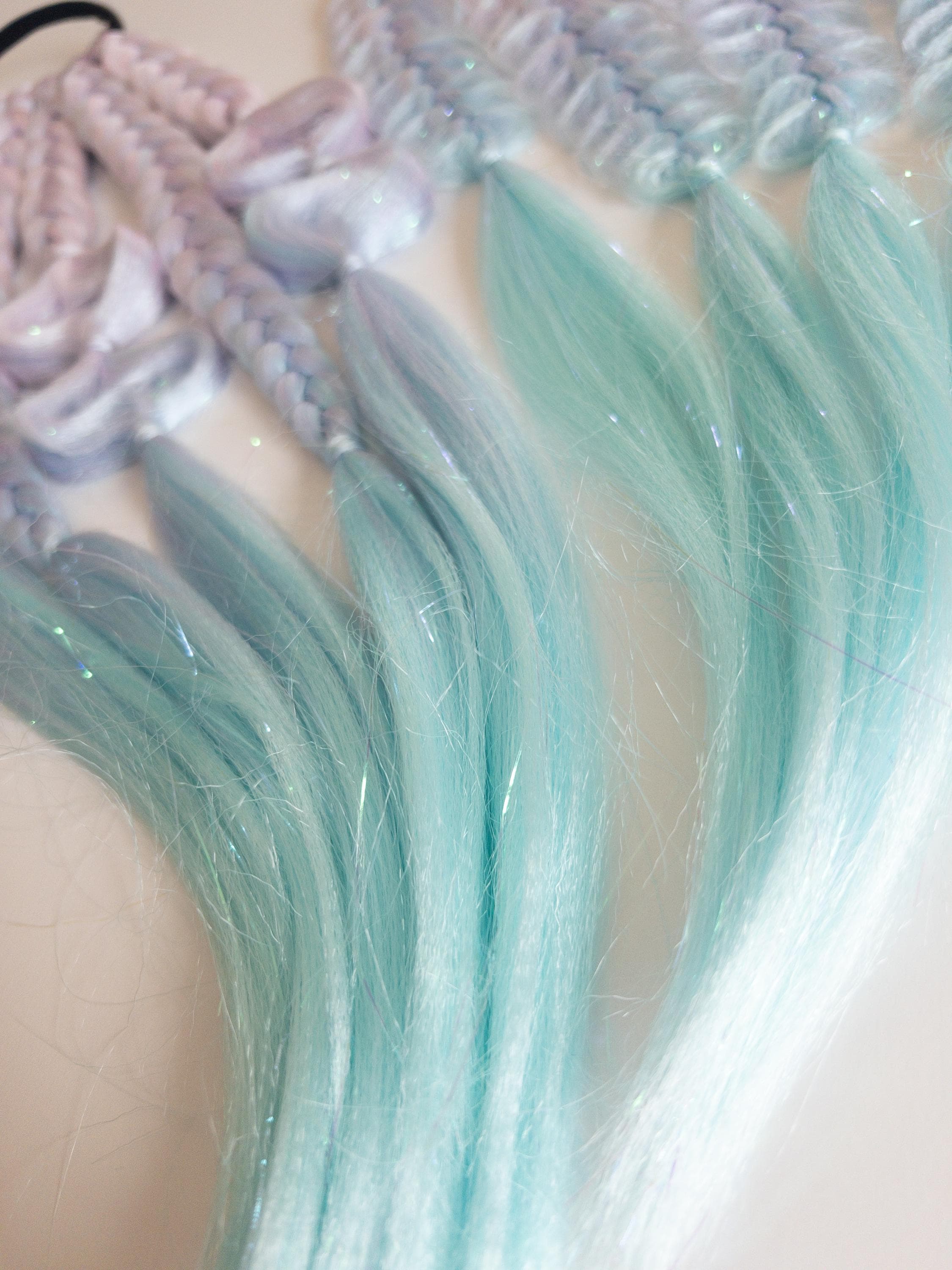 Lpitoy Fascia per Capelli a Coda di Sirena 6 Pezzi Fascia per Capelli con Paillettes Accessori per Capelli a Sirena Accessori per Foto a Tema Forniture per Feste per Bambini Ragazze Donne