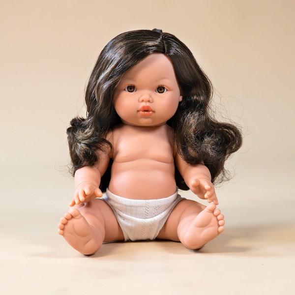 DOLL *NEW Mini Colettos doll 34cm baby doll Minikane and Paola reinas sister dolly ALASKA ***Ready to Ship