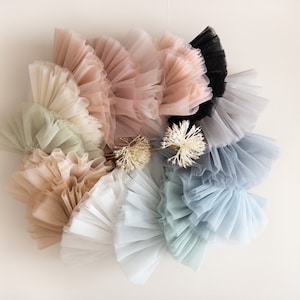 New extra gathered Doll tutu Minikane doll clothes paola reina Miniland ballet tulle soft american tulle doll skirt quality doll clothes image 1