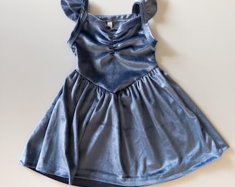 Baby Children’s Fairy dress Frill sleeve velvet costume dress up special occasion Magical birthday Party Princess costume high quality