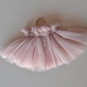 Baby tutu tule zachte rokken peuter tutu maat 1 2 3 4 5 6 jaar moderne ballet rok voor kinderen outfit Dusty Mauve