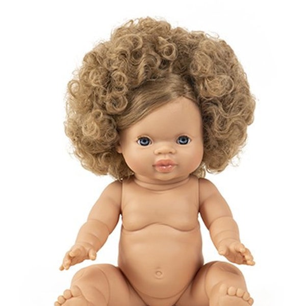 Doll - Anais - Minikane Geordis Doll curly blonde hair doll Minikane doll / Paola Reina READY TO SHIP