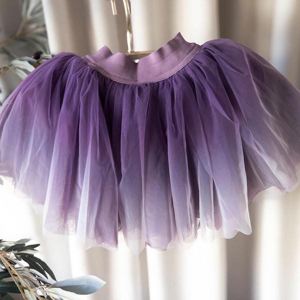 Ombre Baby Child Thick Tutu tulle soft skirts toddler tutu modern ballet skirt for children outfit ballerina fairy Quality Dance Dressup