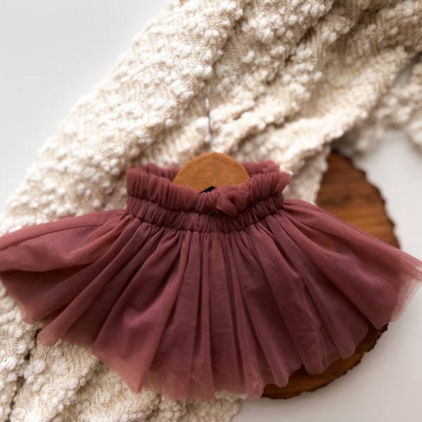 Tutu bébé tulle doux jupes tutu enfant en bas âge taille 1 2 3 4 5 ans jupe de danse moderne pour enfants tenue ballerine riche bordeaux