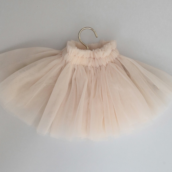 Baby tutu tulle soft skirts toddler tutu size 1 2 3 4 5 years modern ballet skirt for children outfit ballerina fairy Creamie