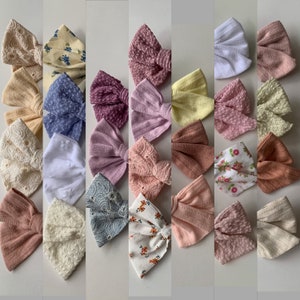 Bulk buy 30pc or 100pc New Range Baby toddler bow clips pinwheels embroided bow school bow pinwheel baby hair accessories clips high quality