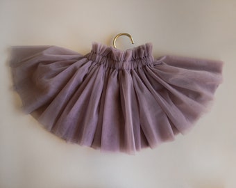 Baby tutu tulle soft skirts toddler tutu size 1 2 3 4 5 6 years modern ballet skirt for children outfit ballerina smokey amethyst