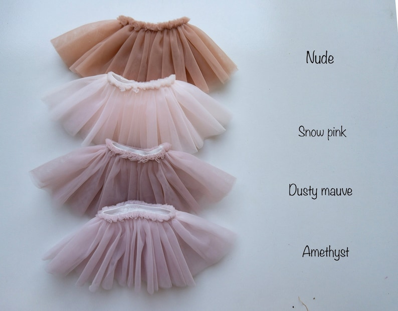 New extra gathered Doll tutu Minikane doll clothes paola reina Miniland ballet tulle soft american tulle doll skirt quality doll clothes image 8