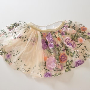 Floral Fairy Wings Handmade Embroidered Lace fairy wings Birthday Festival Fairy Costume image 3