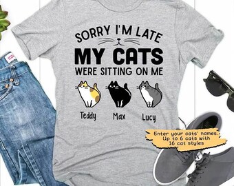 Custom cat shirt | Etsy