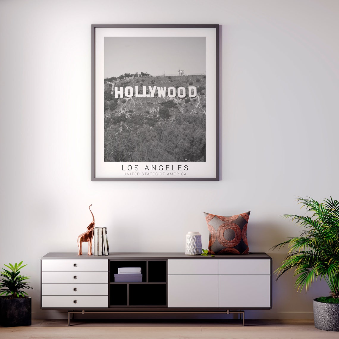 Los Angeles Wall Decor Print Los Angeles Print Poster Los Etsy