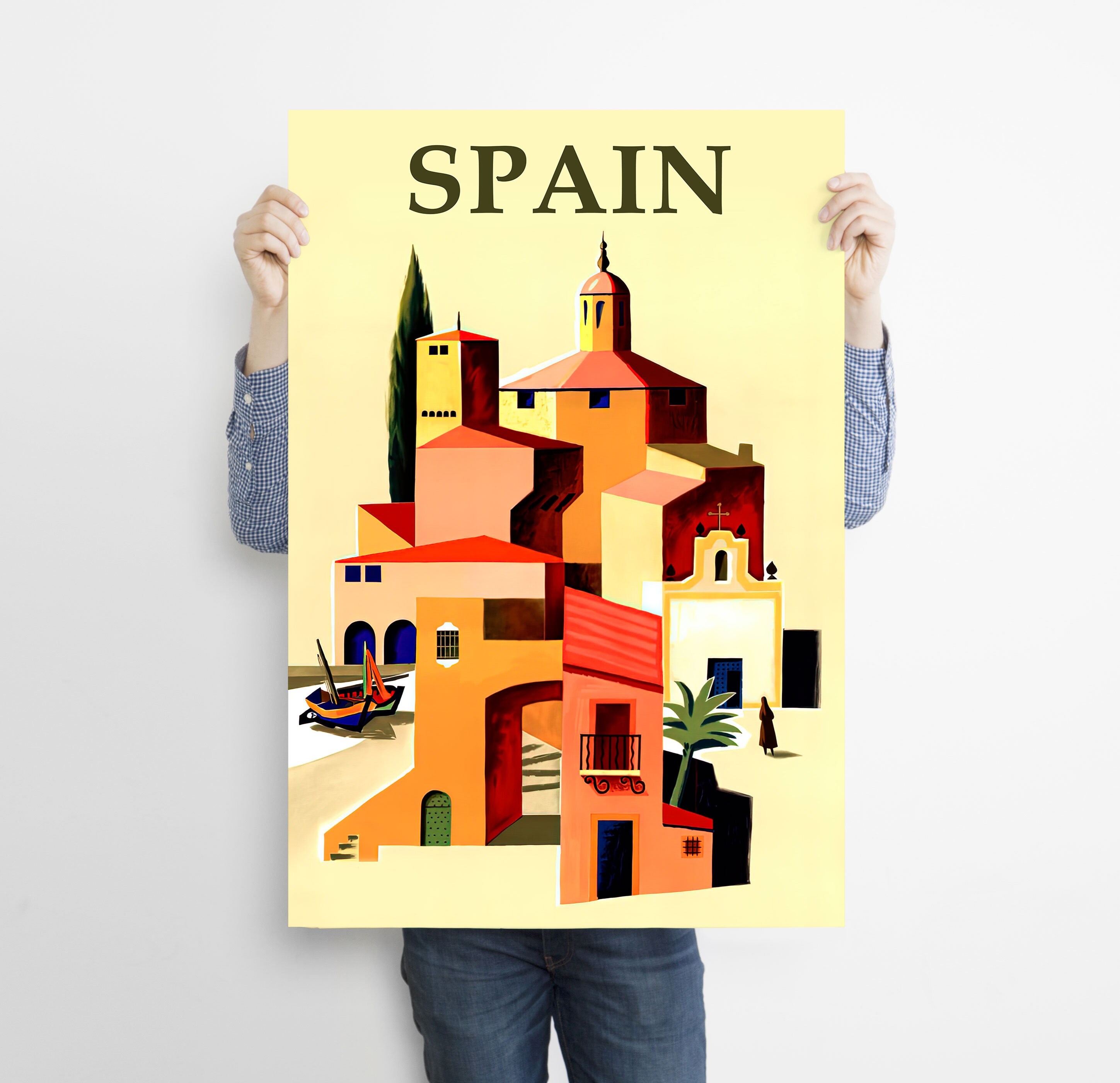 Spain Wall Decor Print Spain Vintage Poster Vintage Print Etsy