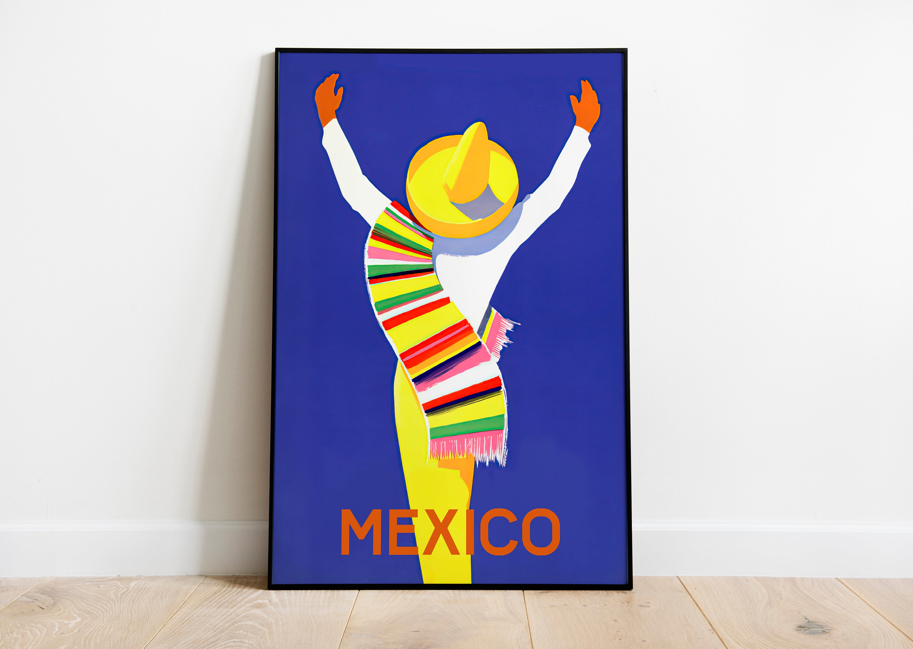 Mexico Wall Decor Print Mexico Vintage Poster Vintage Etsy