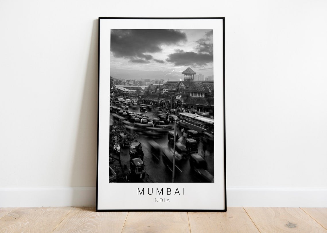 Mumbai Wall Decor Print Mumbai Print Poster Mumbai Travel | Etsy