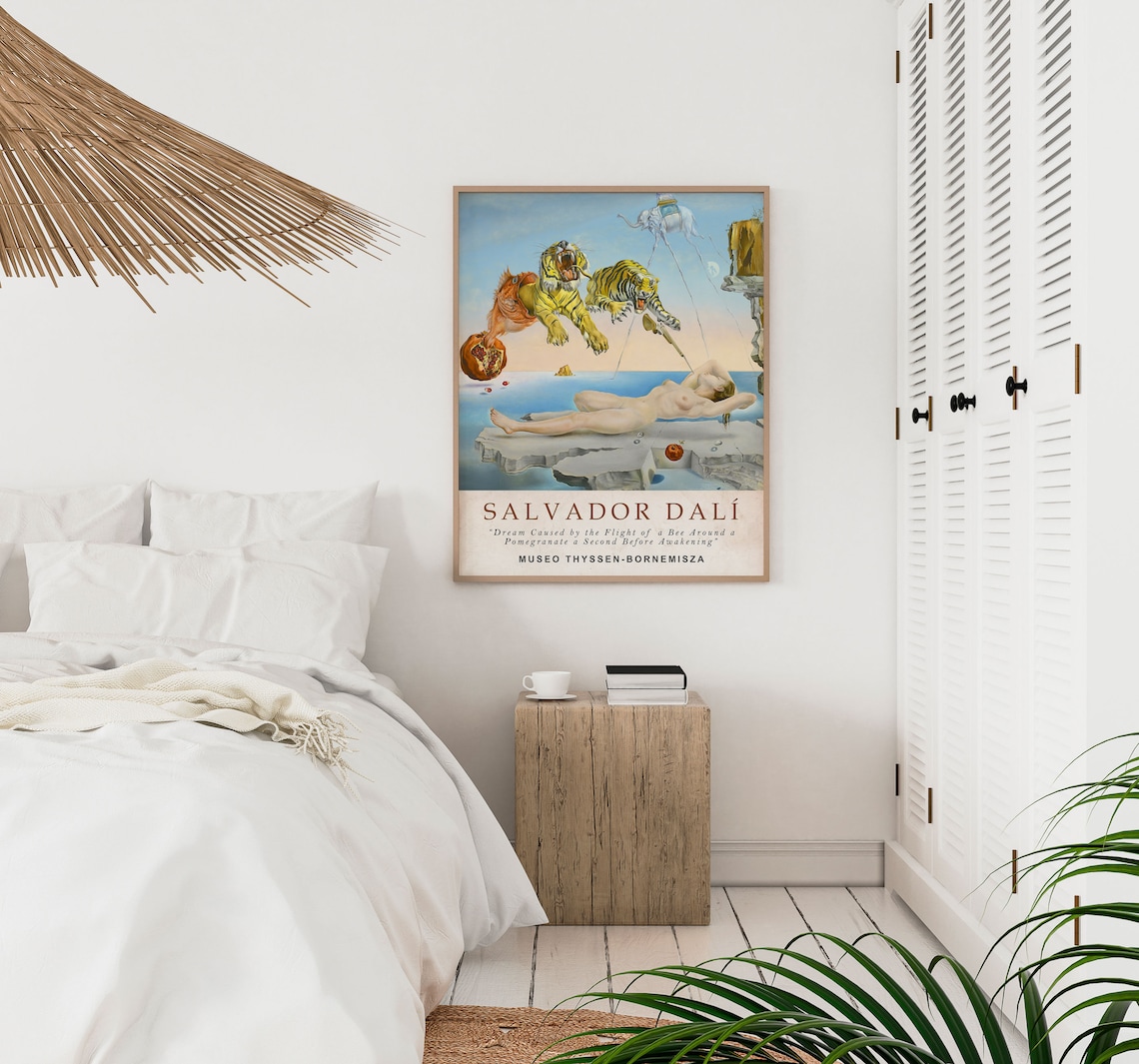 Poster salvador Dali / Sogno causato dal volo di un'ape Etsy Poster salvador Dali / Sogno causato dal volo di un'ape Etsy