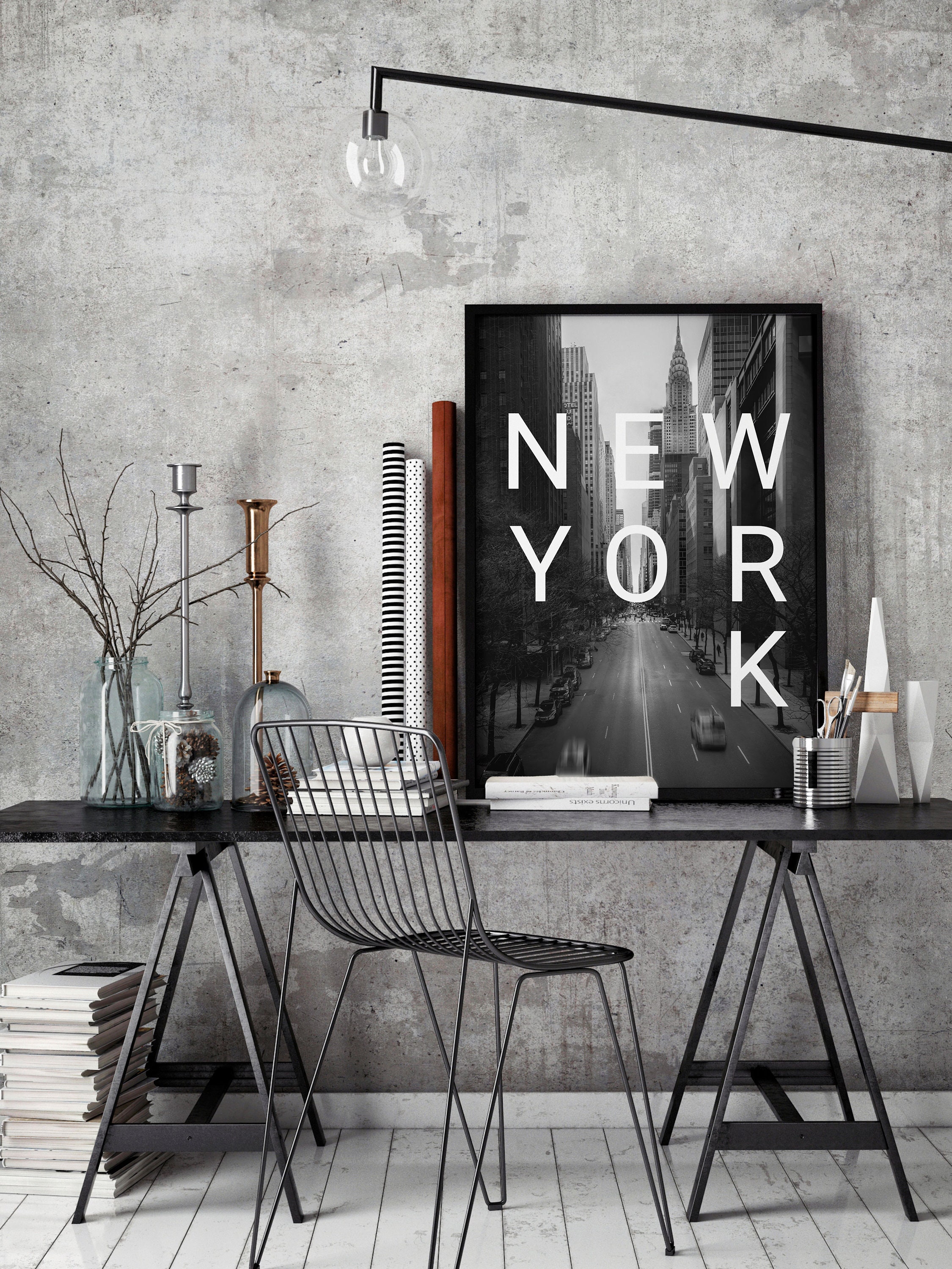 New York Wall Decor Print New York Print Poster New York Etsy