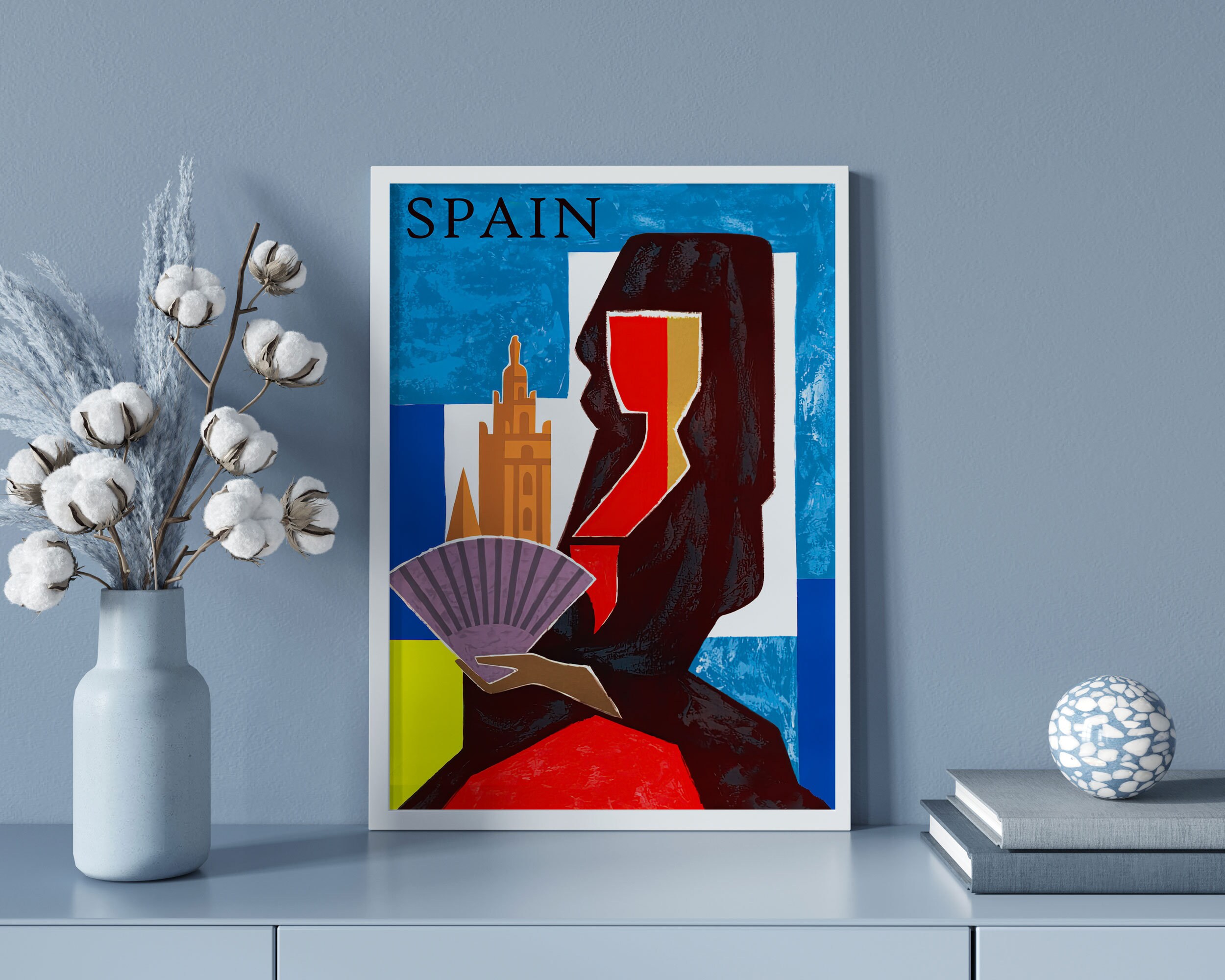 Spain Wall Decor Print Spain Vintage Poster Vintage Print Etsy