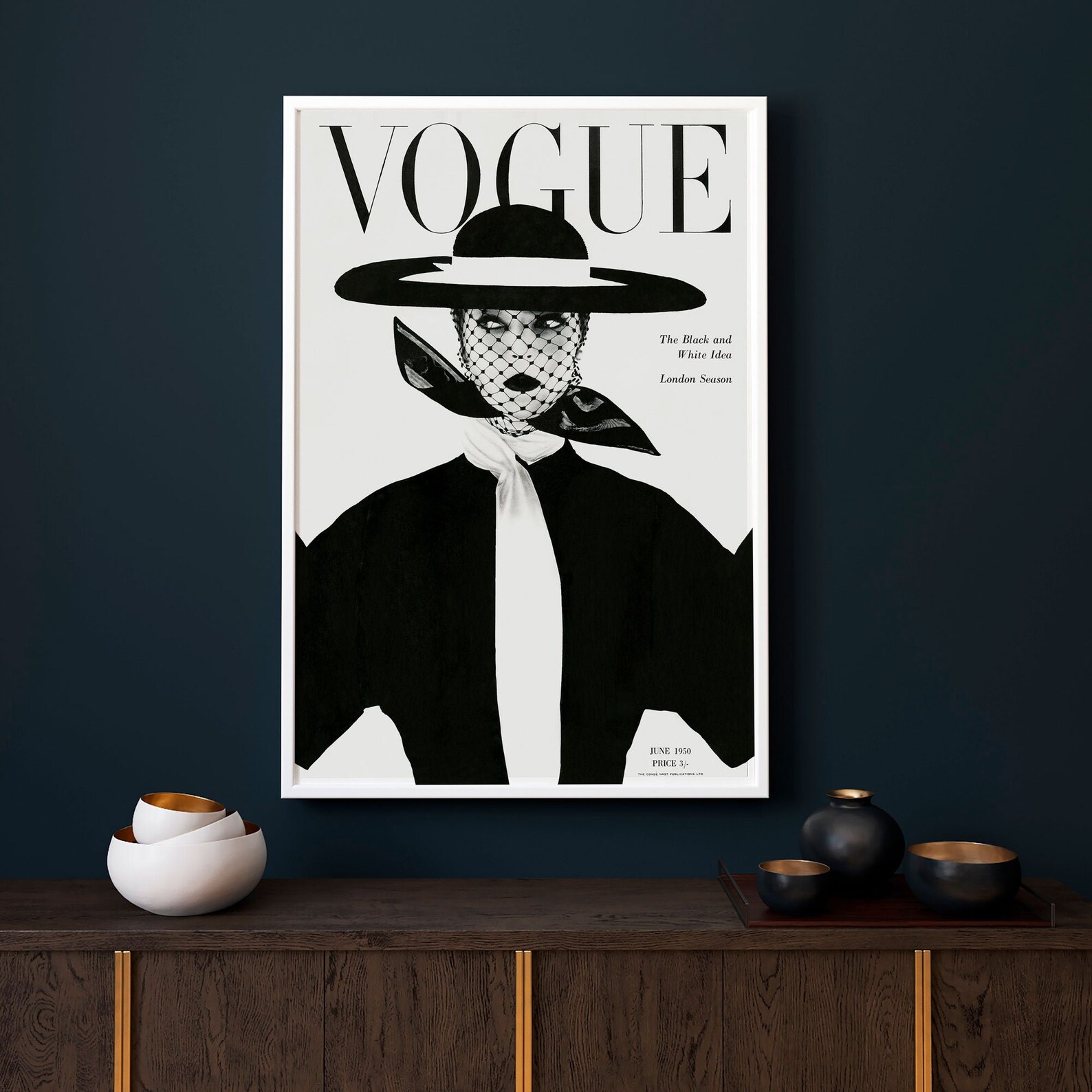 Vogue Fashion Print Vogue Print Fashion Wall Art Wall Etsy