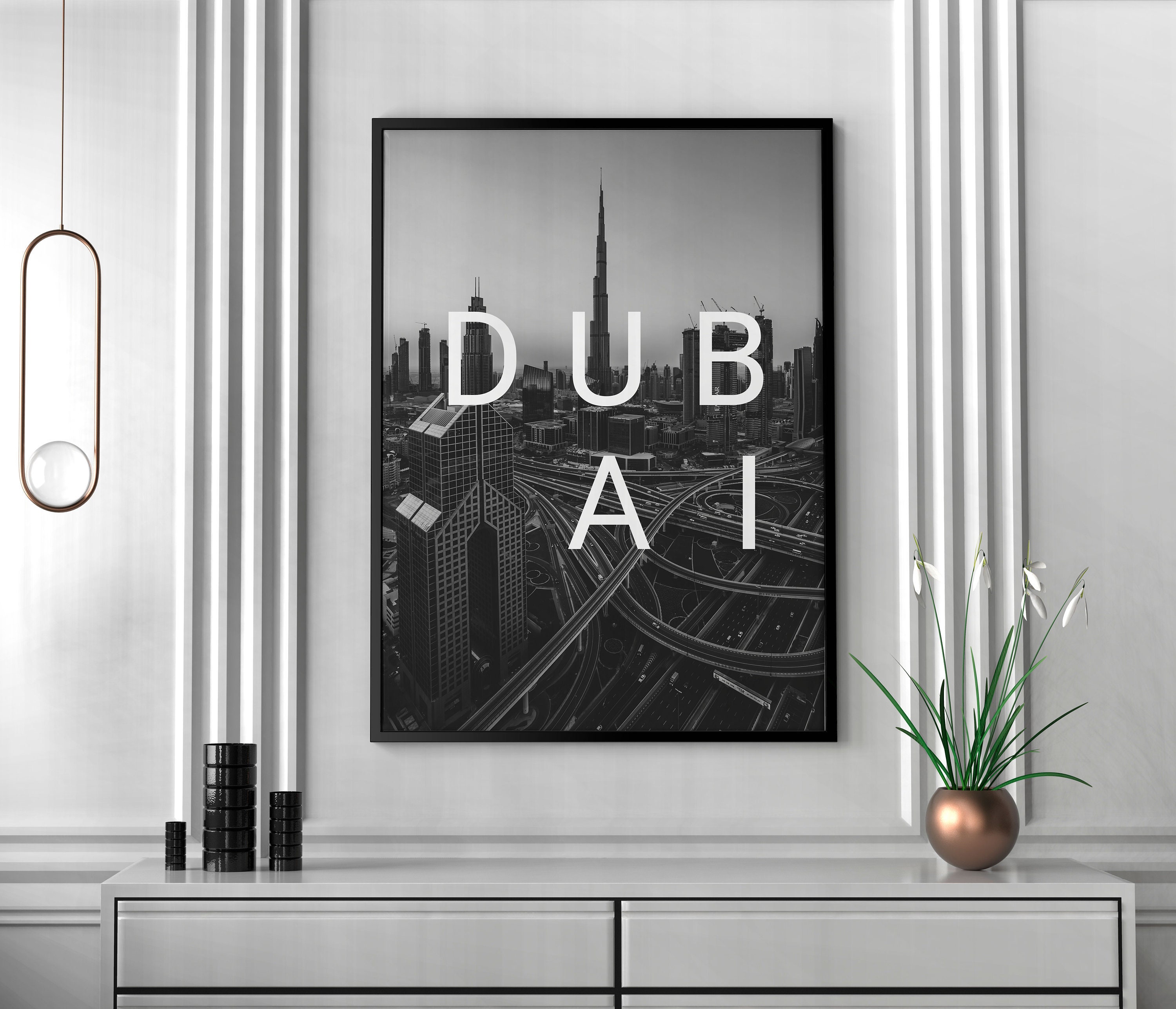 Dubai Wall Decor Print Dubai Print Poster Dubai Travel Etsy