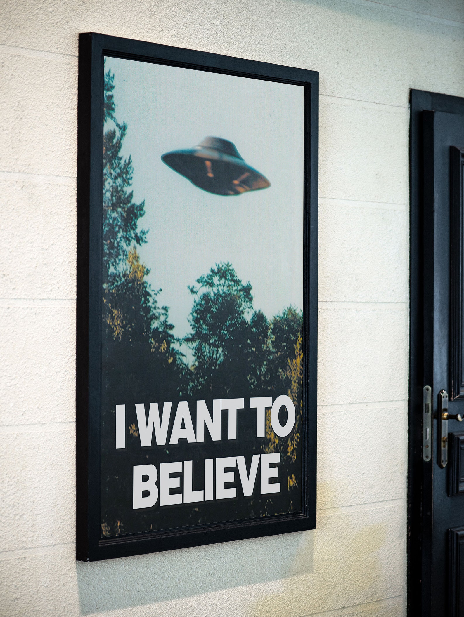 X Files I Want to Believe Poster High Quality Print UFO Etsy