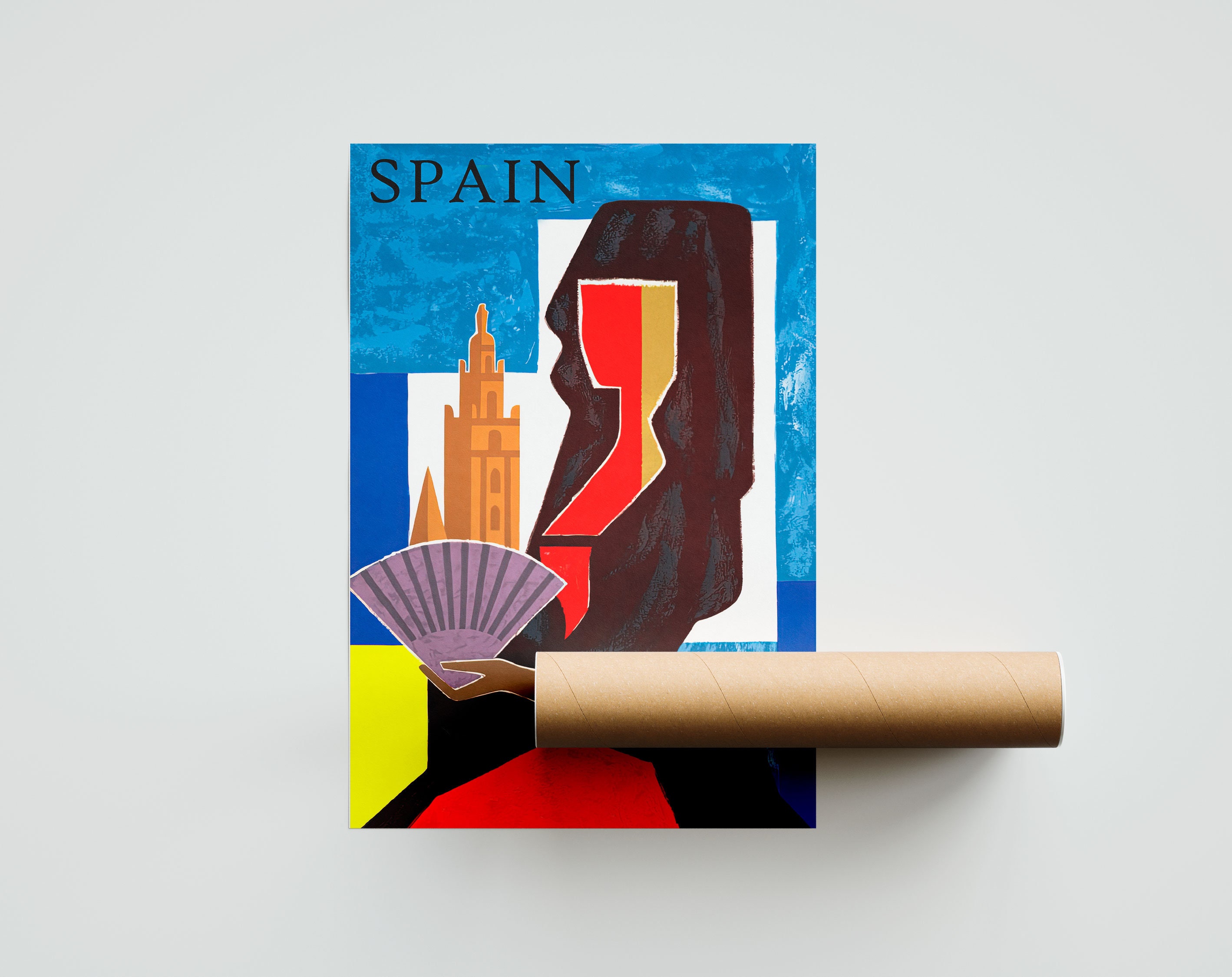 Spain Wall Decor Print Spain Vintage Poster Vintage Print Etsy