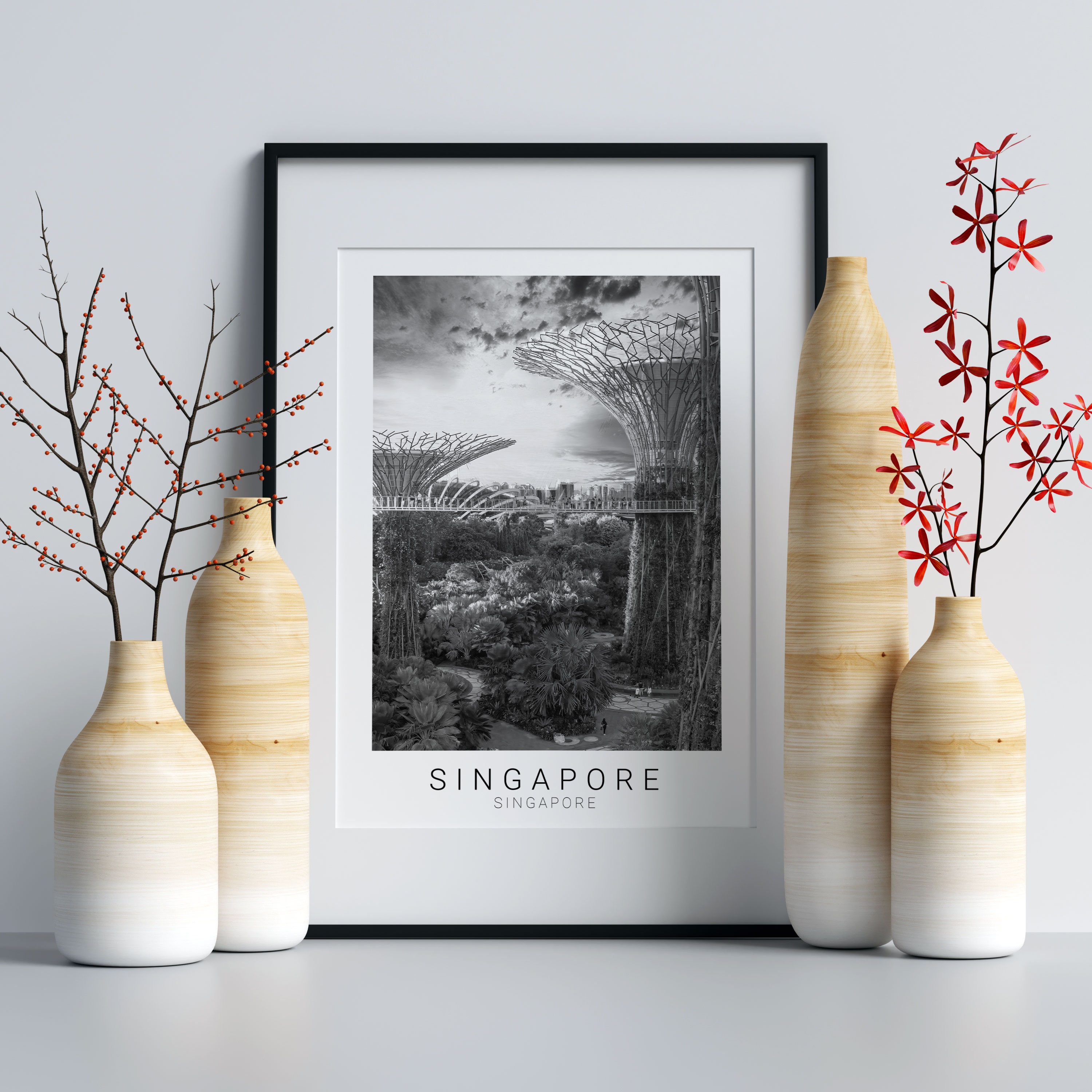 Singapore Wall Decor Print Singapore Print Poster Etsy