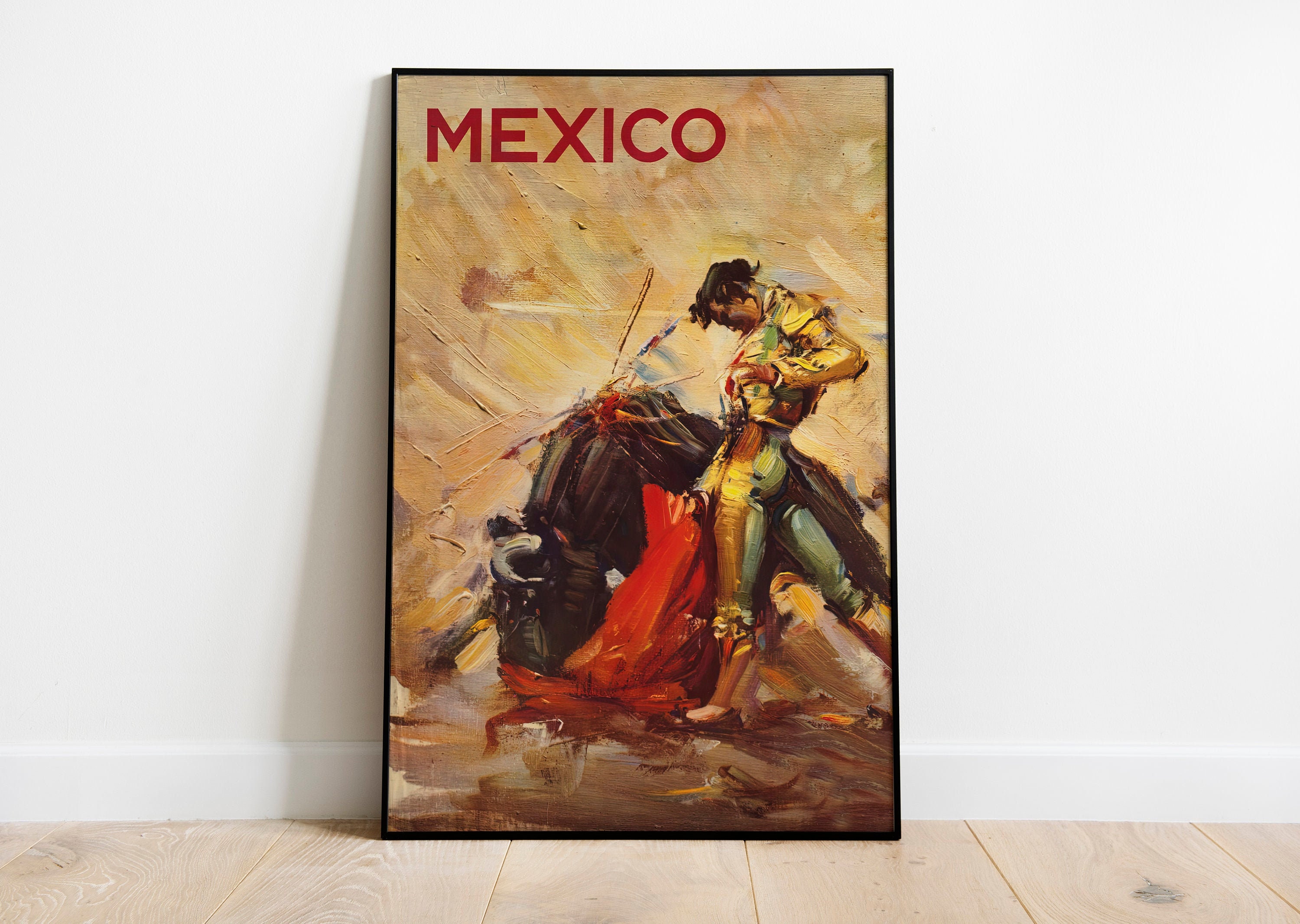 Mexico Wall Decor Print Mexico Vintage Poster Vintage Etsy