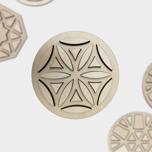 Rattan Design 5 Pattern Wicker Pattern Guide Wicker Material Rattan Basket Weaving Rattan Pattern Guide Wood Mold for Basket Weaving