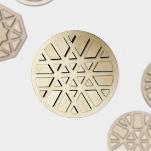 Rattan Design 4 Pattern Wicker Pattern Guide Wicker Material Rattan Basket Weaving Rattan Pattern Guide Wood Mold for Basket Weaving