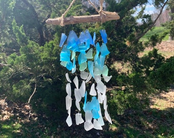 Details about   Seaglass Seahorse Hanging Driftwood Windchime Summer Garden Present Recycled 