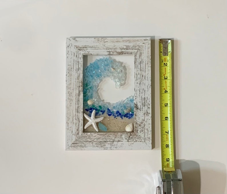 Crashing Wave Glass Art - Beach Glass Art - Sea Glass Wave - Beach ...
