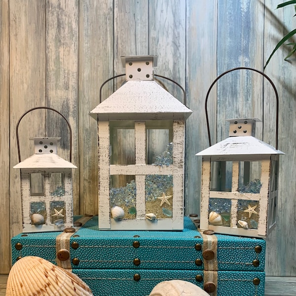 Beach Lantern Etsy